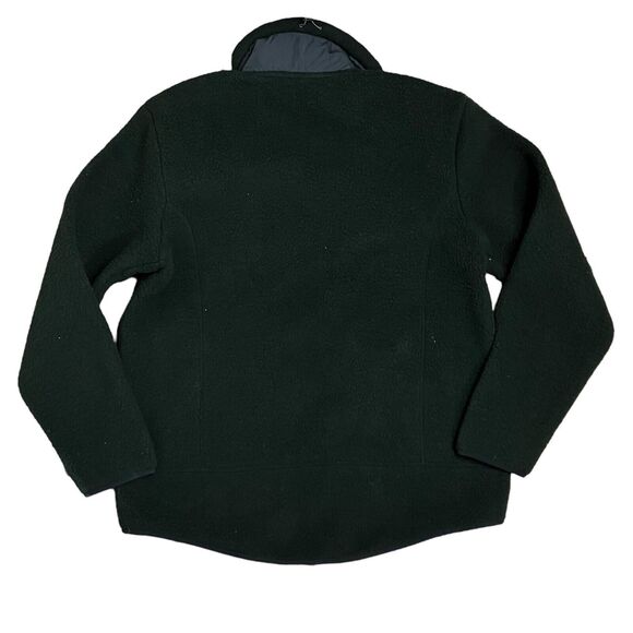 RAINS Heavy Fleece Jacket Adult S Long Black Zip Up Full Boxy Fit Layer Unisex - Picture 10 of 13